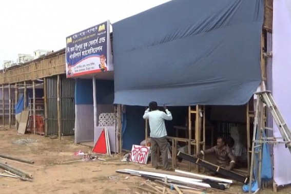 Book stalls yet to be opened 1 day after Book Fair inauguration, businessmen resented
